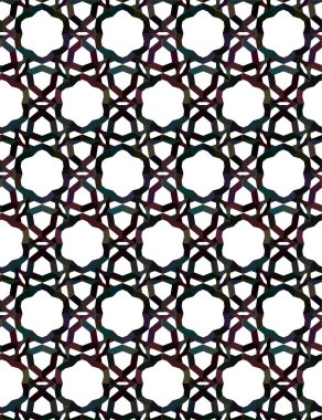 Soyut geometrik süslemesiz desen. tasarım arkaplanı, vektör illüstrasyonu