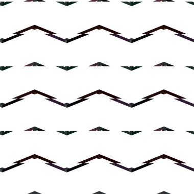 Geometrik süslemeli vektör deseni. Kusursuz tasarım dokusu 