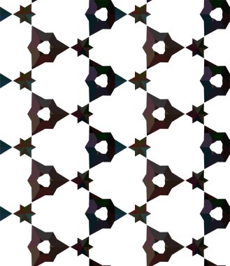 Soyut geometrik süslemesiz desen. tasarım arkaplanı, vektör illüstrasyonu