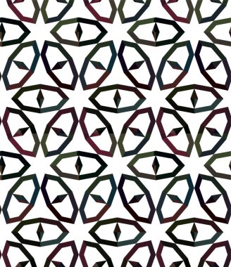 Soyut geometrik süslemesiz desen. tasarım arkaplanı, vektör illüstrasyonu