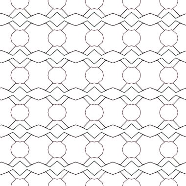 Soyut geometrik süslemesiz desen. tasarım arkaplanı, vektör illüstrasyonu