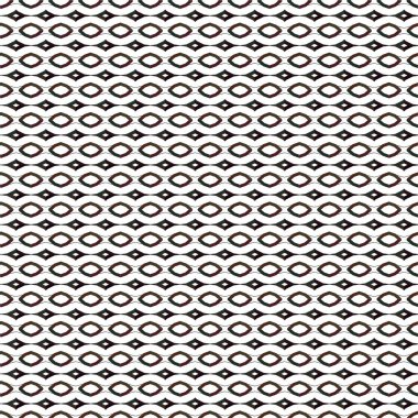 Geometrik süslemeli vektör deseni. Kusursuz tasarım dokusu 