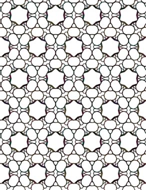 Soyut geometrik süslemesiz desen. tasarım arkaplanı, vektör illüstrasyonu
