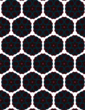  Kusursuz şablon arkaplan, vektör illüstrasyonu