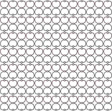 Geometrik süslemeli vektör deseni. Kusursuz tasarım dokusu 