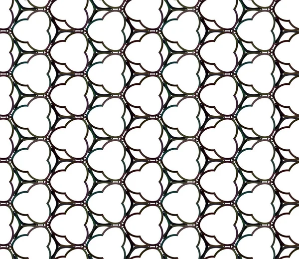 Motif Ornemental Géométrique Abstrait Sans Couture Fond Design Illustration Vectorielle — Image vectorielle