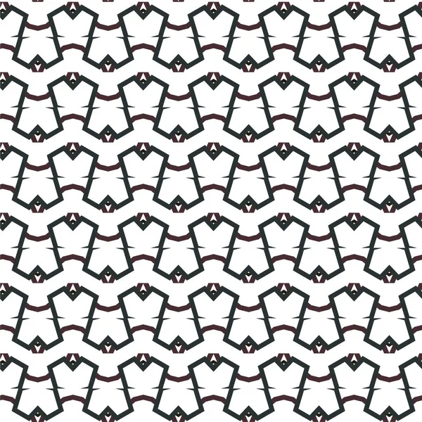 Abstrakte Geometrische Ornamentale Nahtlose Muster Design Hintergrund Vektorillustration — Stockvektor