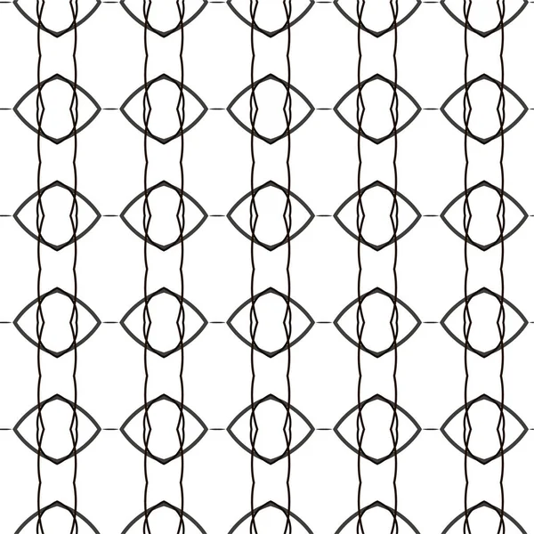 Abstrakte Geometrische Ornamentale Nahtlose Muster Design Hintergrund Vektorillustration — Stockvektor