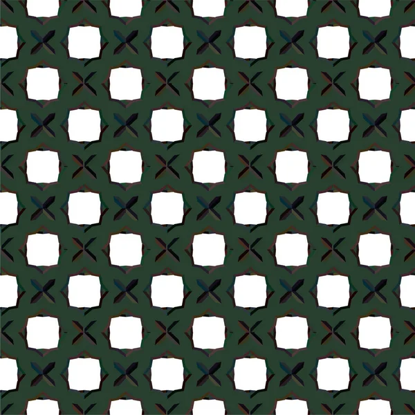 Motif Ornemental Géométrique Abstrait Sans Couture Fond Design Illustration Vectorielle — Image vectorielle