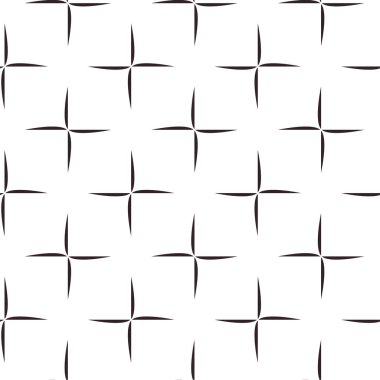 Geometrik süslemeli vektör deseni. Kusursuz tasarım dokusu 