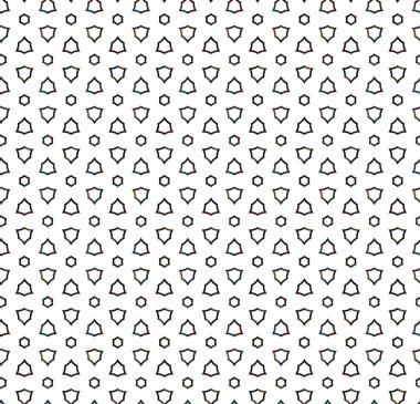 Soyut geometrik süslemesiz desen. tasarım arkaplanı, vektör illüstrasyonu