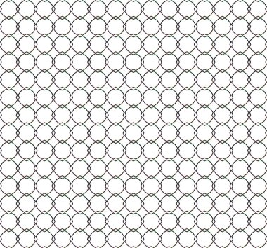 Geometrik süslemeli vektör deseni. Kusursuz tasarım dokusu 