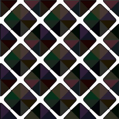 Soyut geometrik süslemesiz desen. tasarım arkaplanı, vektör illüstrasyonu