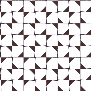 Geometrik süslemeli vektör deseni. Kusursuz tasarım dokusu 