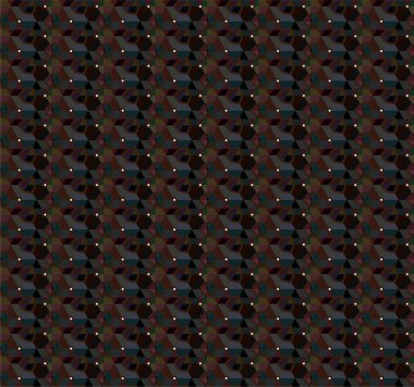 Geometrik süslemeli vektör deseni. Kusursuz tasarım dokusu 