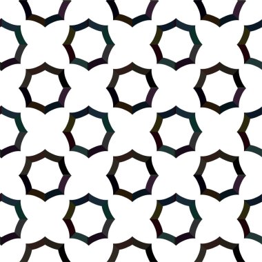 Soyut geometrik süslemesiz desen. tasarım arkaplanı, vektör illüstrasyonu