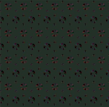 Geometrik süslemeli vektör deseni. Kusursuz tasarım dokusu 