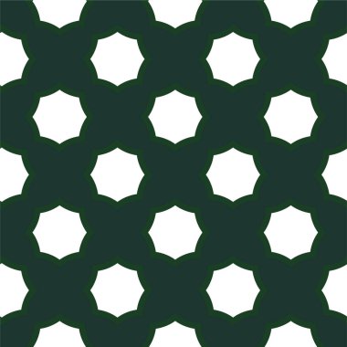 Geometrik süslemeli vektör deseni. Kusursuz tasarım dokusu 