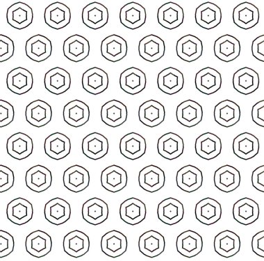Geometrik süslemeli vektör deseni. Kusursuz tasarım dokusu 