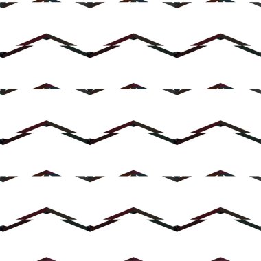 Geometrik süslemeli vektör deseni. Kusursuz tasarım dokusu 