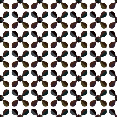 Geometrik süslemeli vektör deseni. Kusursuz tasarım dokusu 