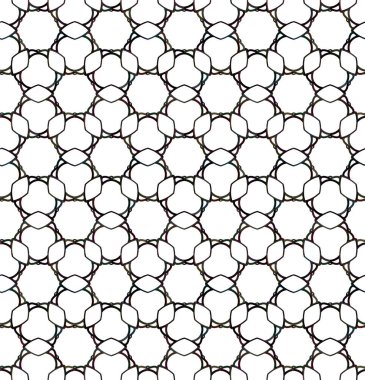 Soyut geometrik süslemesiz desen. tasarım arkaplanı, vektör illüstrasyonu