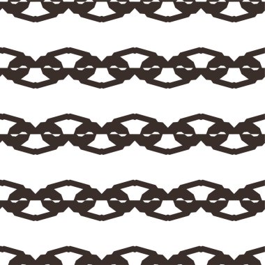 Geometrik süslemeli vektör deseni. Kusursuz tasarım dokusu 