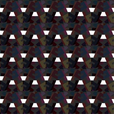 Geometrik süslemeli vektör deseni. Kusursuz tasarım dokusu 