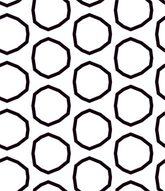 Geometrik süslemeli vektör deseni. Kusursuz tasarım dokusu 
