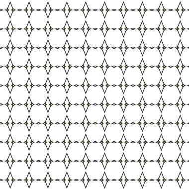 Geometrik süslemeli vektör deseni. Kusursuz tasarım dokusu 