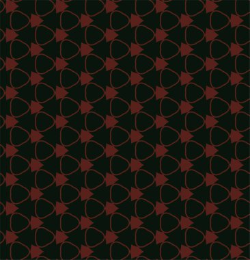 Geometrik süslemeli vektör deseni. Kusursuz tasarım dokusu 