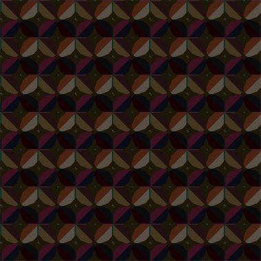 Geometrik süslemeli vektör deseni. Kusursuz tasarım dokusu 