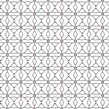 Soyut geometrik süslemesiz desen. tasarım arkaplanı, vektör illüstrasyonu