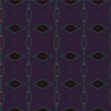 Geometrik süslemeli vektör deseni. Kusursuz tasarım dokusu 