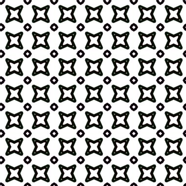 Geometrik süslemeli vektör deseni. Kusursuz tasarım dokusu 