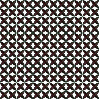 Geometrik süslemeli vektör deseni. Kusursuz tasarım dokusu 