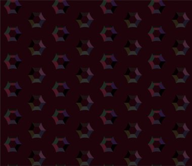 Geometrik süslemeli vektör deseni. Kusursuz tasarım dokusu 