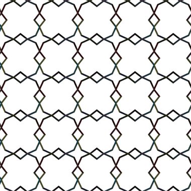 Soyut geometrik süslemesiz desen. tasarım arkaplanı, vektör illüstrasyonu