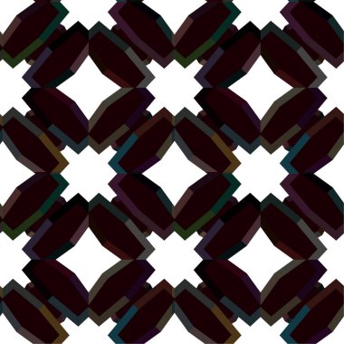 Soyut geometrik süslemesiz desen. tasarım arkaplanı, vektör illüstrasyonu