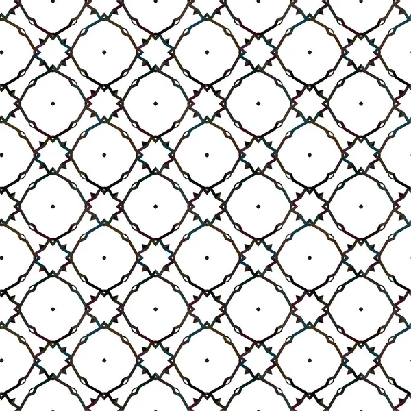 Patrón Vectorial Ornamental Geométrico Textura Diseño Sin Costuras — Archivo Imágenes Vectoriales