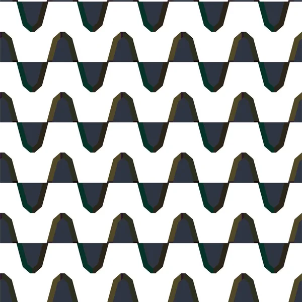 Geometrisches Ornamentales Vektormuster Nahtlose Design Textur — Stockvektor