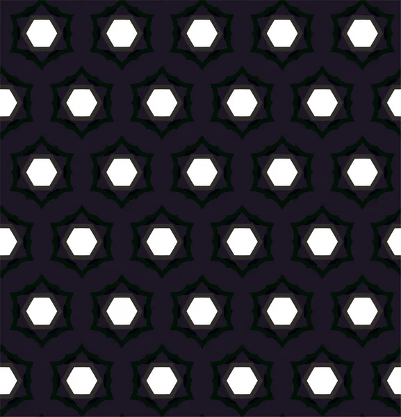 Motif Ornemental Géométrique Abstrait Sans Couture Fond Design Illustration Vectorielle — Image vectorielle