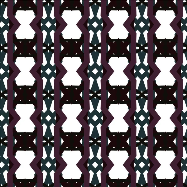 Abstrakte Geometrische Ornamentale Nahtlose Muster Design Hintergrund Vektorillustration — Stockvektor