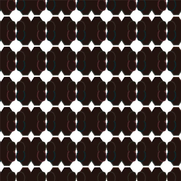 Geometrik süslemeli vektör deseni. Kusursuz tasarım dokusu 