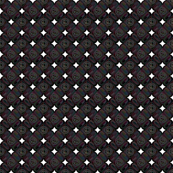 Motif Ornemental Géométrique Abstrait Sans Couture Fond Design Illustration Vectorielle — Image vectorielle