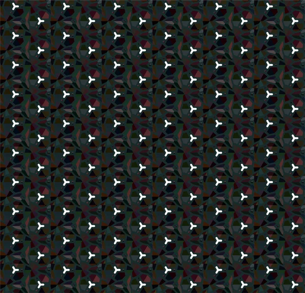 Motif Ornemental Géométrique Abstrait Sans Couture Fond Design Illustration Vectorielle — Image vectorielle