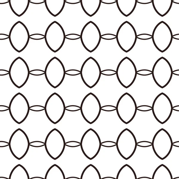 Resumo Padrão Ornamental Sem Costura Geométrica Fundo Projeto Ilustração Vetorial — Vetor de Stock