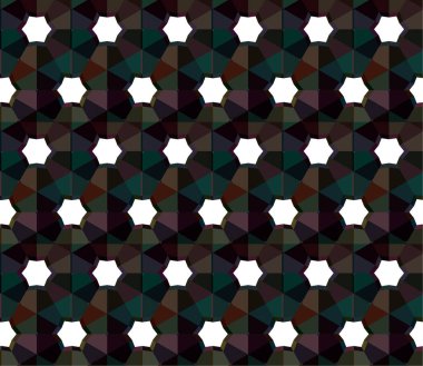 Soyut geometrik süslemesiz desen. tasarım arkaplanı, vektör illüstrasyonu