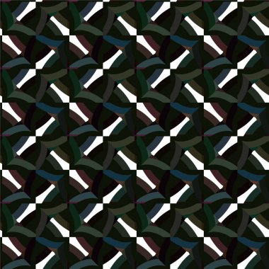 Soyut geometrik süslemesiz desen. tasarım arkaplanı, vektör illüstrasyonu