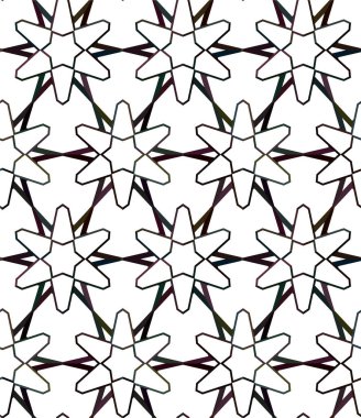 Soyut geometrik süslemesiz desen. tasarım arkaplanı, vektör illüstrasyonu